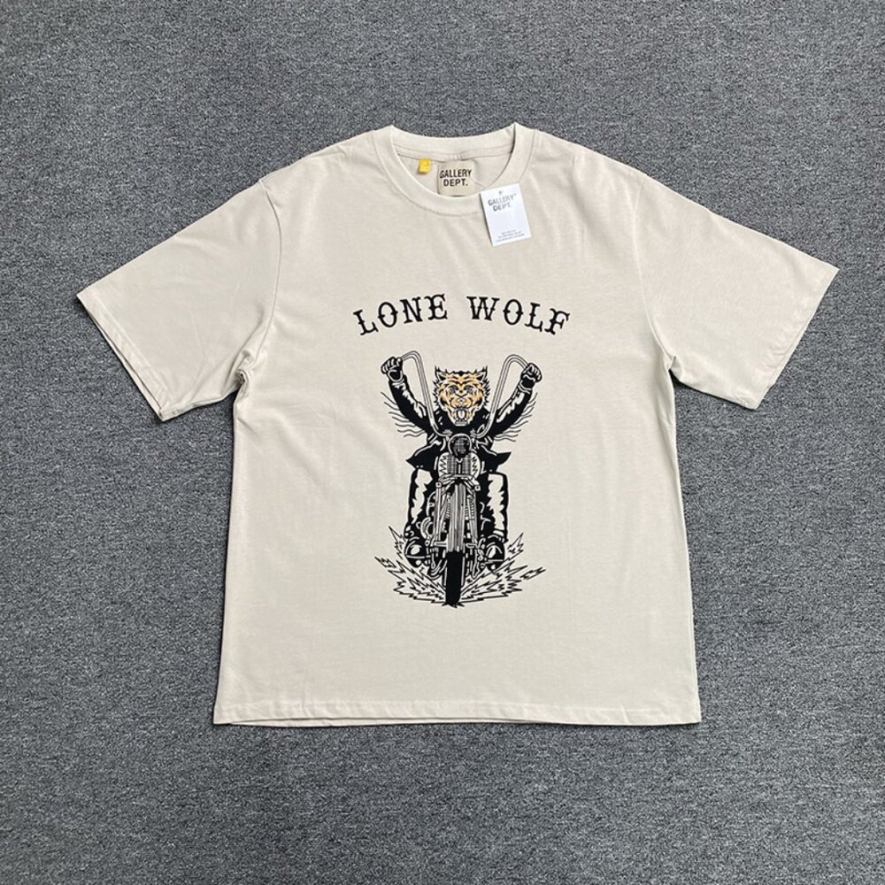 Gallery Dept Lone Wolf T-Shirt Cream